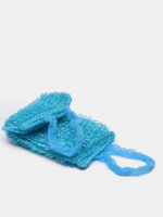 Мочалка_двойная широкая с ПОРОЛОНОМ БШК цвета в ассортименте