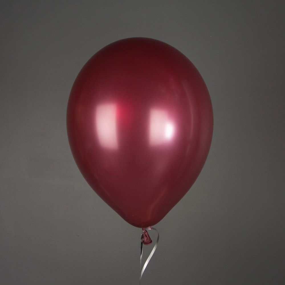 Шар (12''/30 см) Бургундия (M61/418), металлик, 100 шт.