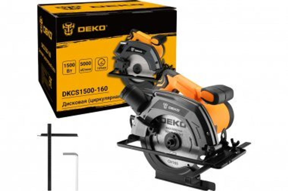 Дисковая (циркулярная) пила Deko DKCS1500-160 (063-4190)