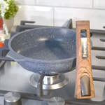 Сковорода 18см Premium blue со съемной ручкой