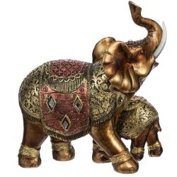 GAEM Фигурка декоративная "Слоны", L14,5 W8,5 H16 см