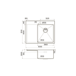 Мойка Omoikiri Akisame 65-R-LG нерж. сталь | Светлое золото