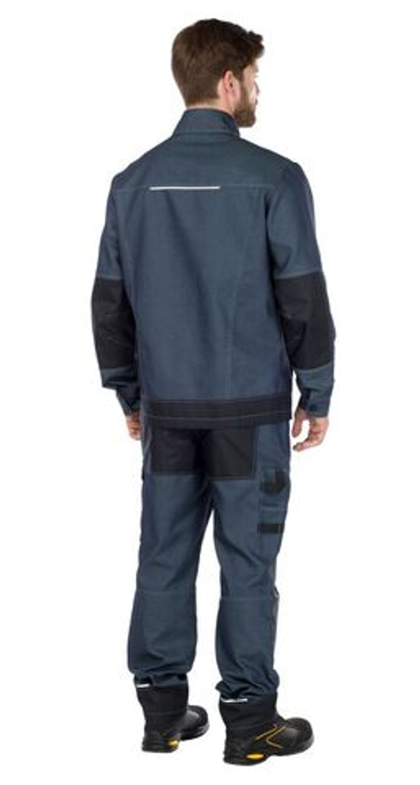 Костюм мужской "Левел" цв. синий-черный кур и пк