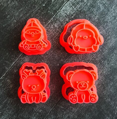 Набор Мини-штампы Новогодние герои №1