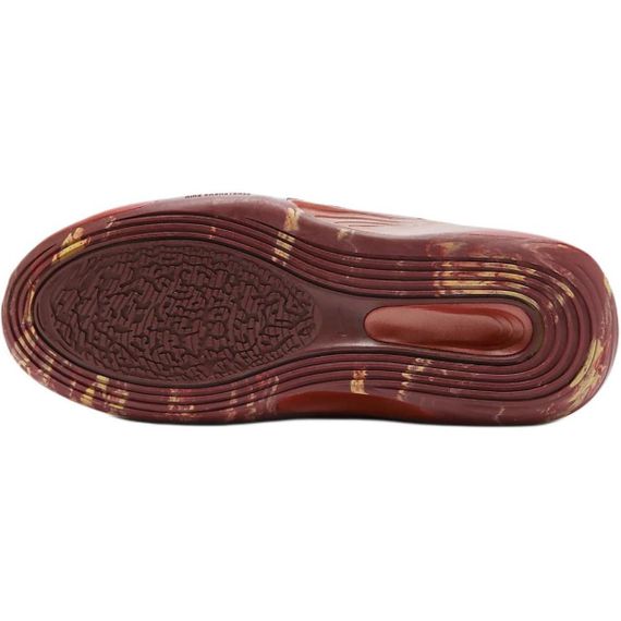 Детские баскетбольные кроссовки NIKE ISOFLY, мужские кроссовки для занятий красно-красным/Темно-красным/Метал-лическим спортом.