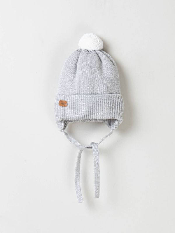 Шапка зимняя из смесовой шерсти 