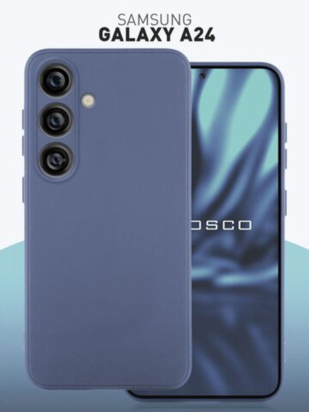 Чехол ROSCO для Samsung Galaxy S24 (арт.SS-S24-COLOURFUL-BLUE )