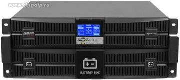 Источники бесперебойного питания (UPS, ИБП) Hiden ИБП HIDEN EXPERT UDC9203S-RT, встроенные акб в корпусе (7А/ч х 8шт),3 kVA/2,7 kW (PF=0,9),