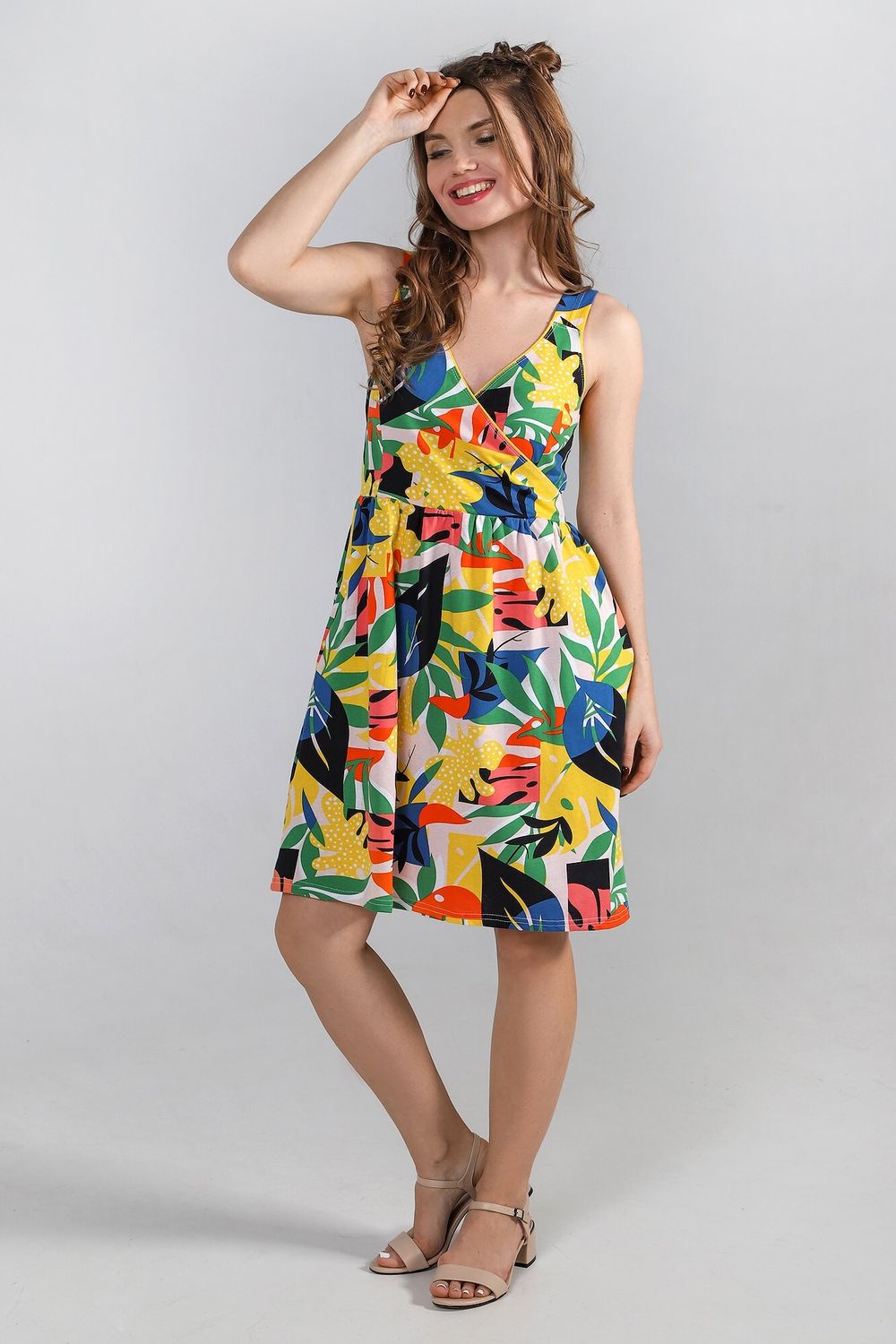 Сарафан женский Ботаника-4 Виотекс РАЗНОЦВЕТНЫЙ