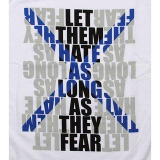 Футболка Sneaktip Let Them Hate белая