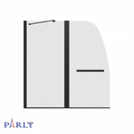 Шторка для ванной PARLY F03B распашная (130x120)