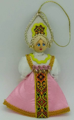 Кукла - подвеска сувенирная