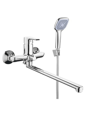 Смеситель для ванны Melodia della vita Metallica картридж 35 мм, длинный излив 350 мм, хром MDV35541