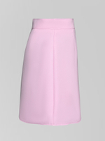 Юбка 4U 2017234 короткая однотонная с разрезом спереди