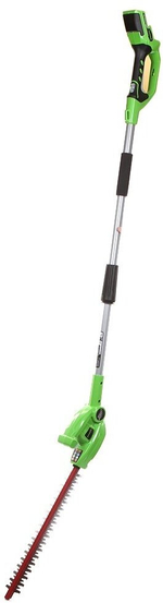 Кусторез штанговый аккумуляторный GREENWORKS G24PH51 24V, 51 см, с 1 АКБ 2Ач и ЗУ (2300707UA)