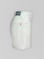 Джинсовые шорты Denim 7035 однотонные с подворотами