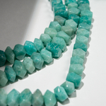 Амазонит натуральный, фриформ, микроогранка 7-12*5-9мм