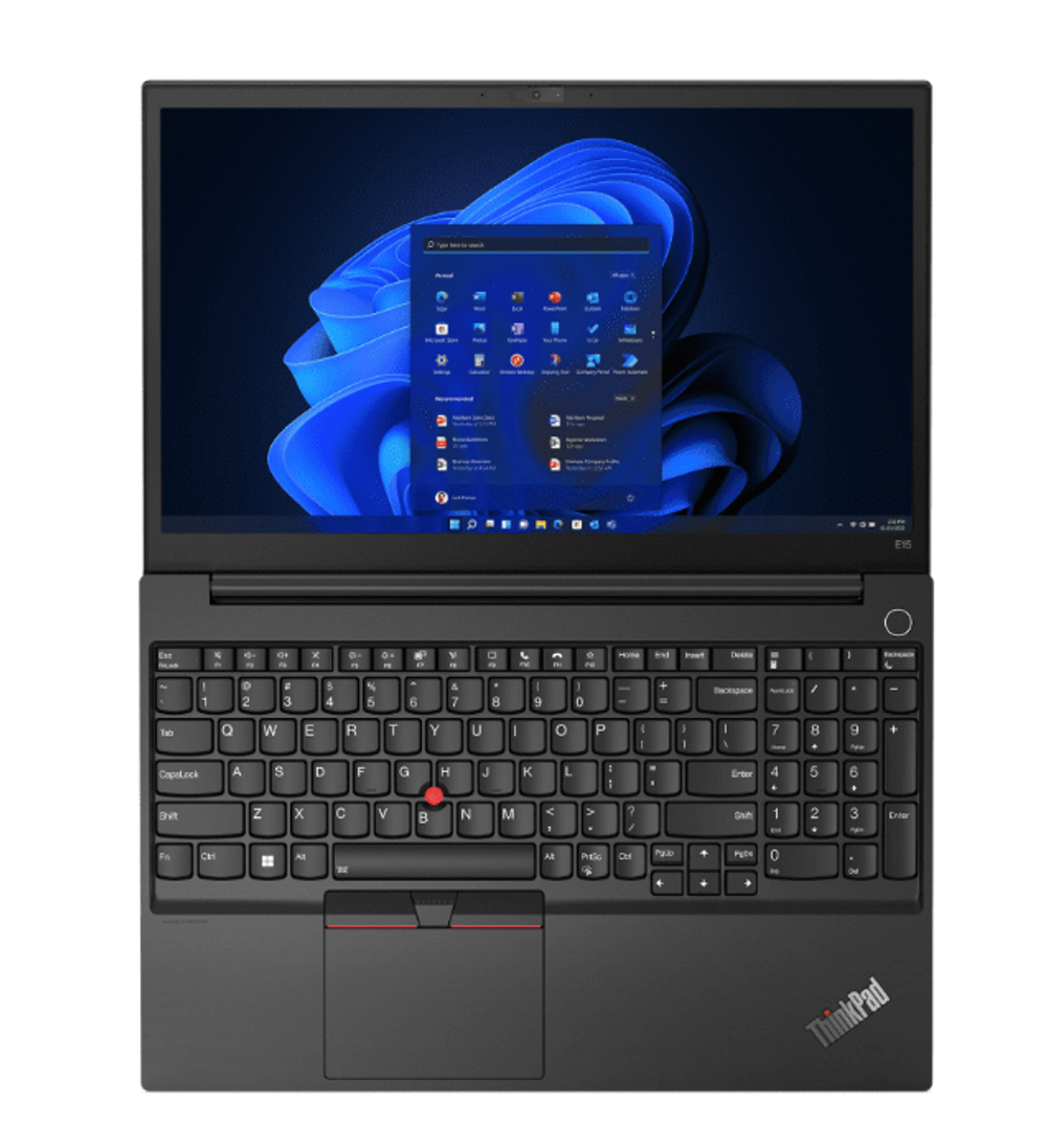 15.6" Ноутбук Lenovo ThinkPad E15 Gen 4 Black (1920x1080, Intel Core i5-1235U, RAM 8ГБ, SSD 256ГБ, Intel Iris Xe Graphics, OS Windows)