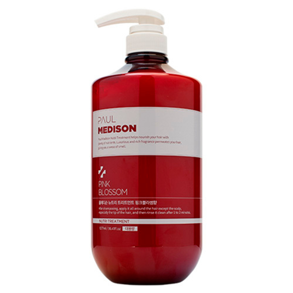 Увлажняющий бальзам для волос с цветочным ароматом Paul Medison Nutri Treatment Pink Blossom 1077мл