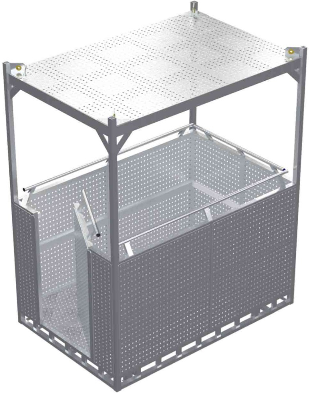 Люлька подвесная алюминиевая MEGAL ЛПА - 4/1