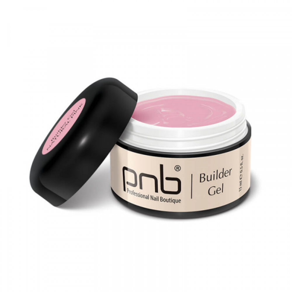 Гель моделирующий натуральный розовый 15 мл/Builder Gel Natural Pink PNB 15 ml