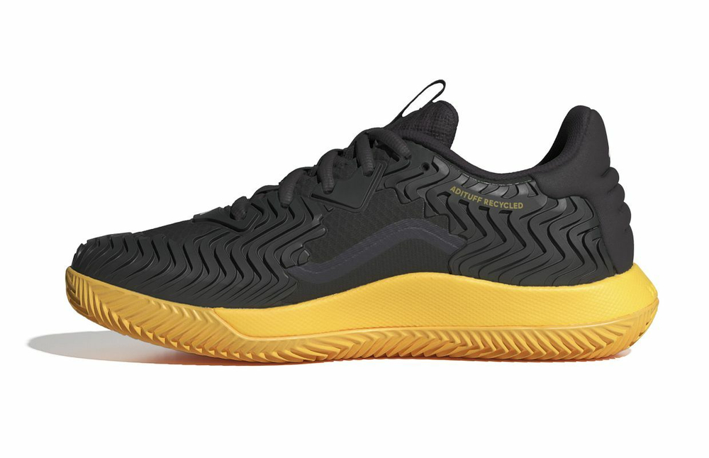 Мужские кроссовки теннисные Adidas SoleMatch Control M Clay - black/yellow