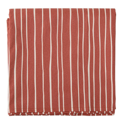 Скатерть 170х170 Tkano Prairie Полоски терракотовая TK20-TC0006