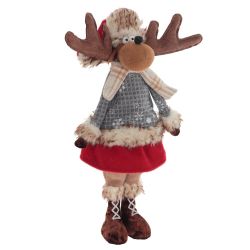 GAEM Игрушка набивная "Олень", L39 W16 H56 см, 2в.