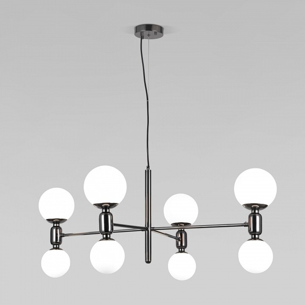 Подвесная люстра Eurosvet Bubble 30182/8 черный жемчуг