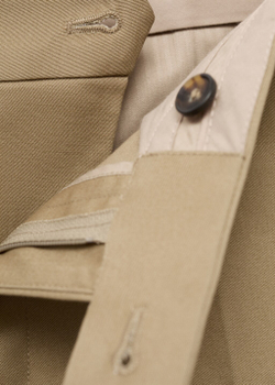 Брюки regular fit из хлопка