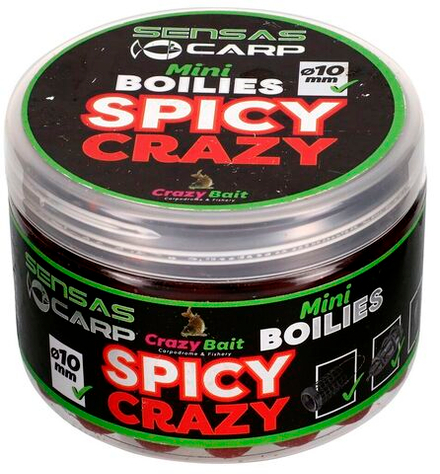 Мини бойлы Sensas CRAZY Spicy Crazy 10мм 0.08кг
