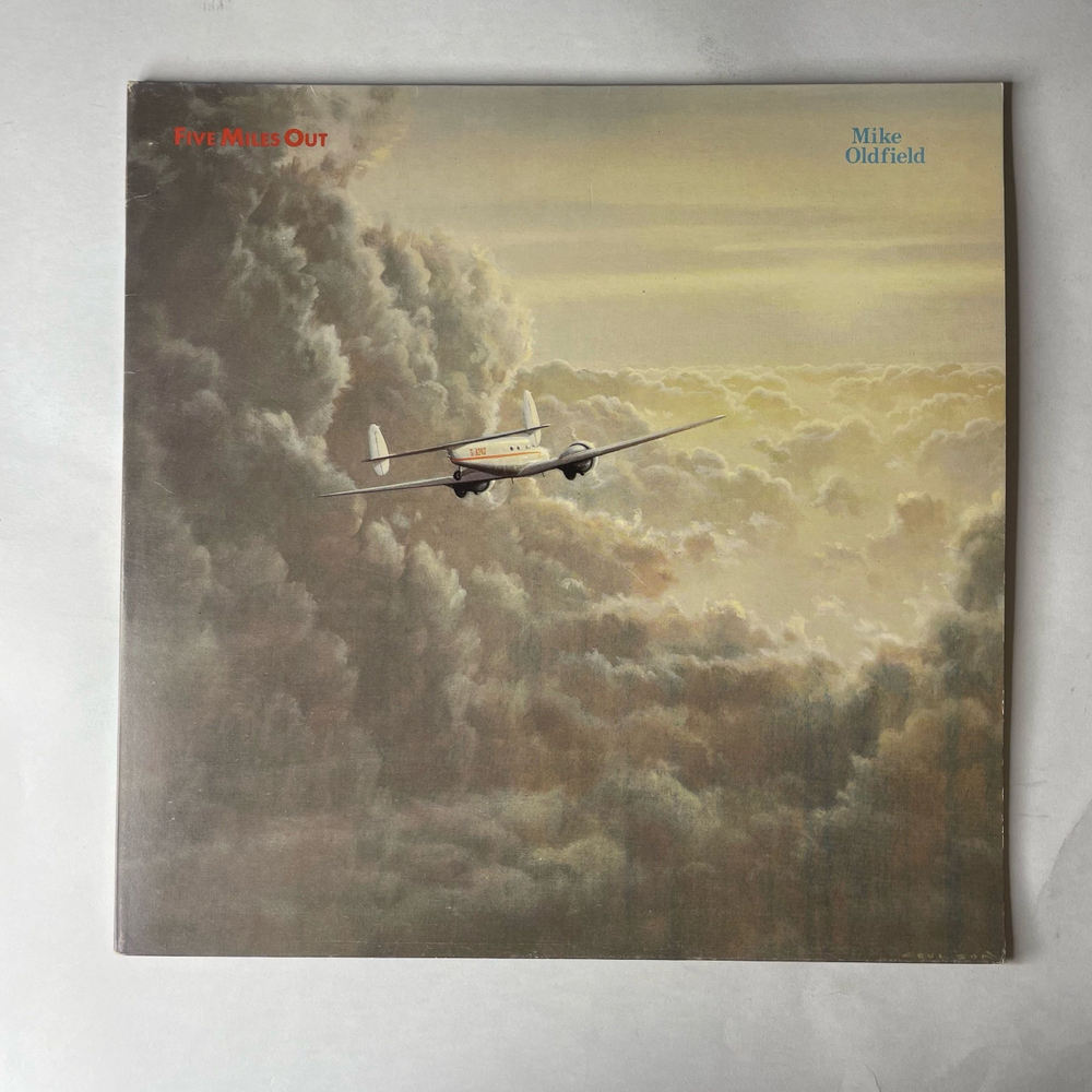 Винтажная виниловая пластинка LP Mike Oldfield Five Miles Out (Италия 1982)