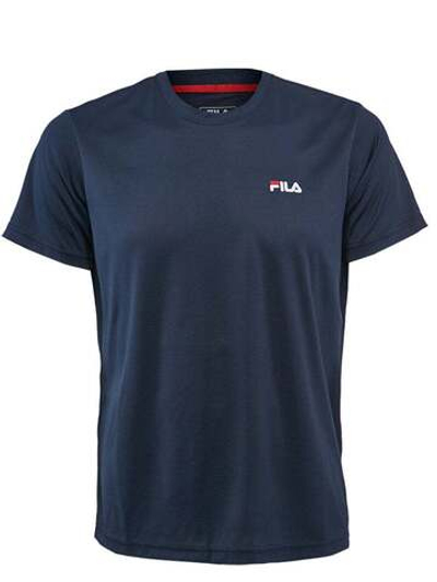 Футболка мужская теннисная Fila T-Shirt "Logo" (small) M - peacoat blue