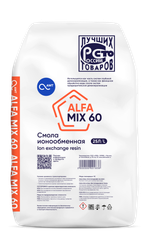 Загрузка смола ионообменная «AlfaMix60» (25л, 20кг)
