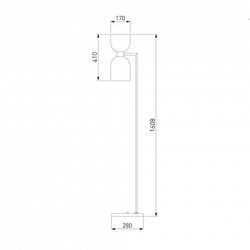 Торшер Eurosvet Tandem 01085/2