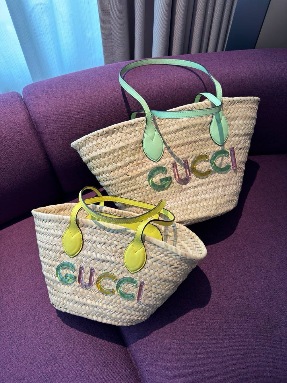 Сумка соломенная Gucci