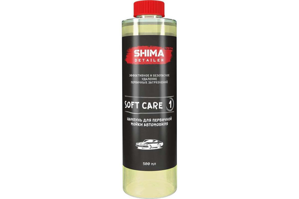 SHIMA DETAILER "SOFT CARE" Шампунь для первичной мойки автомобиля 500 мл.