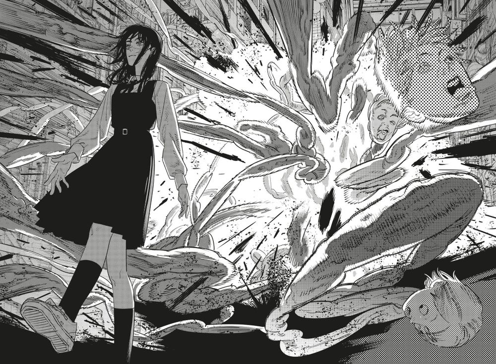 Манга Человек-бензопила. Том 7. Птица и война