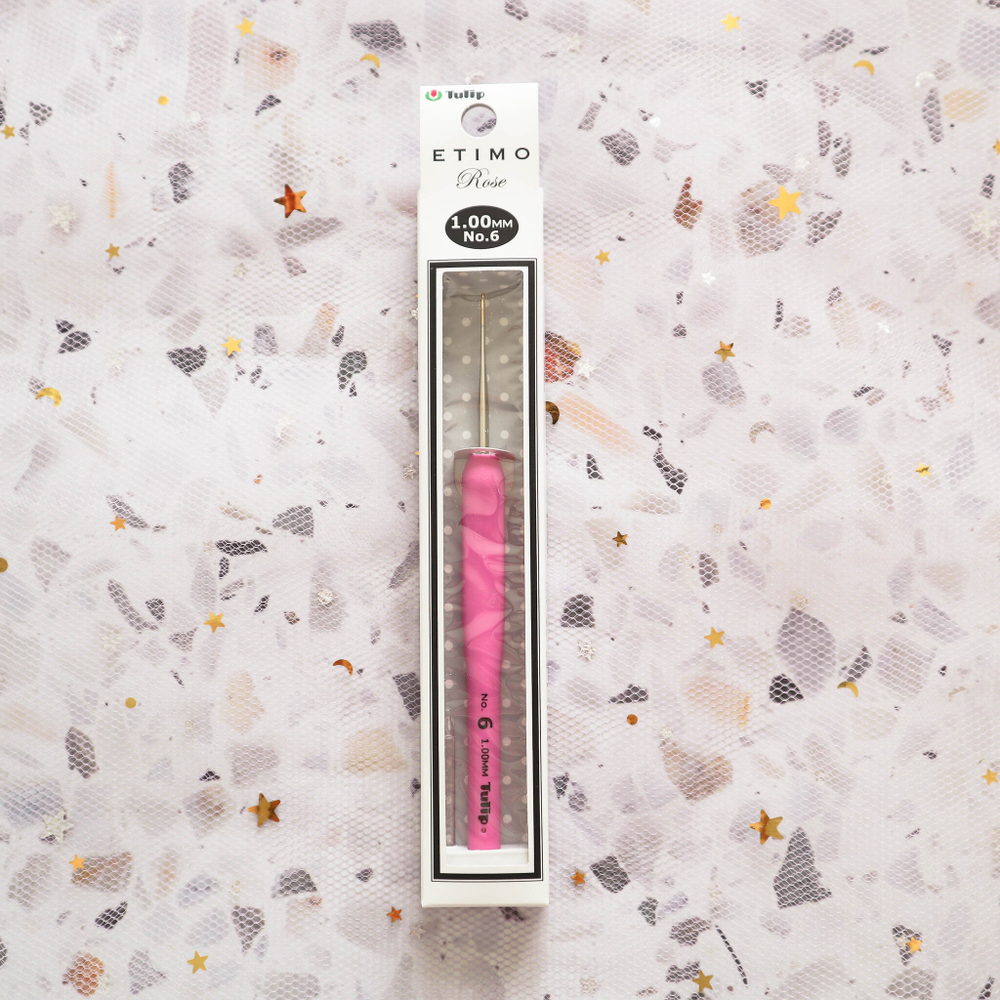 Крючок для вязания Tulip ETIMO Rose
