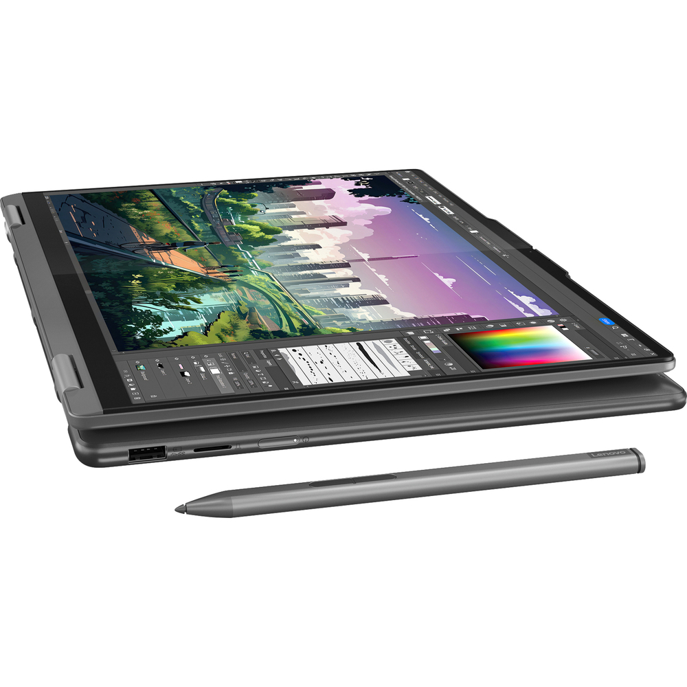 Ноутбук  Lenovo Yoga 7 2-in-1 14AHP9 14 ", Ryzen 5, 16 Гб RAM, 1 Тб SSD, Radeon 760M, Серый