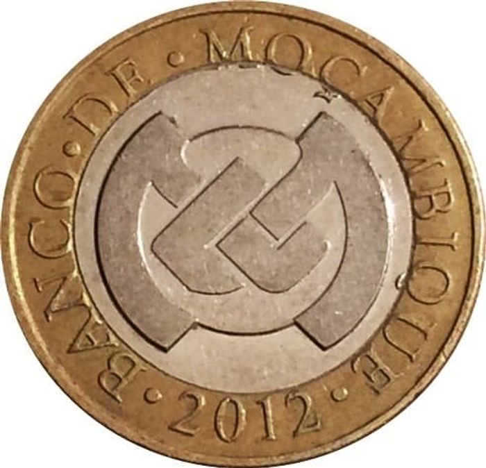 10 метикалов 2012 Мозамбик XF