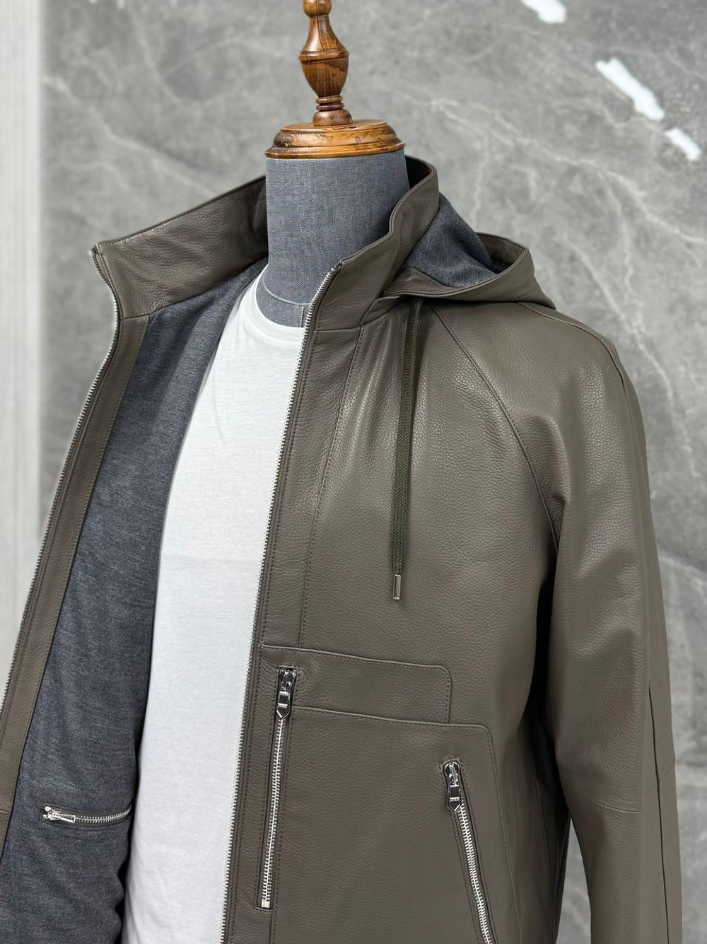 Кожаная куртка Hermes