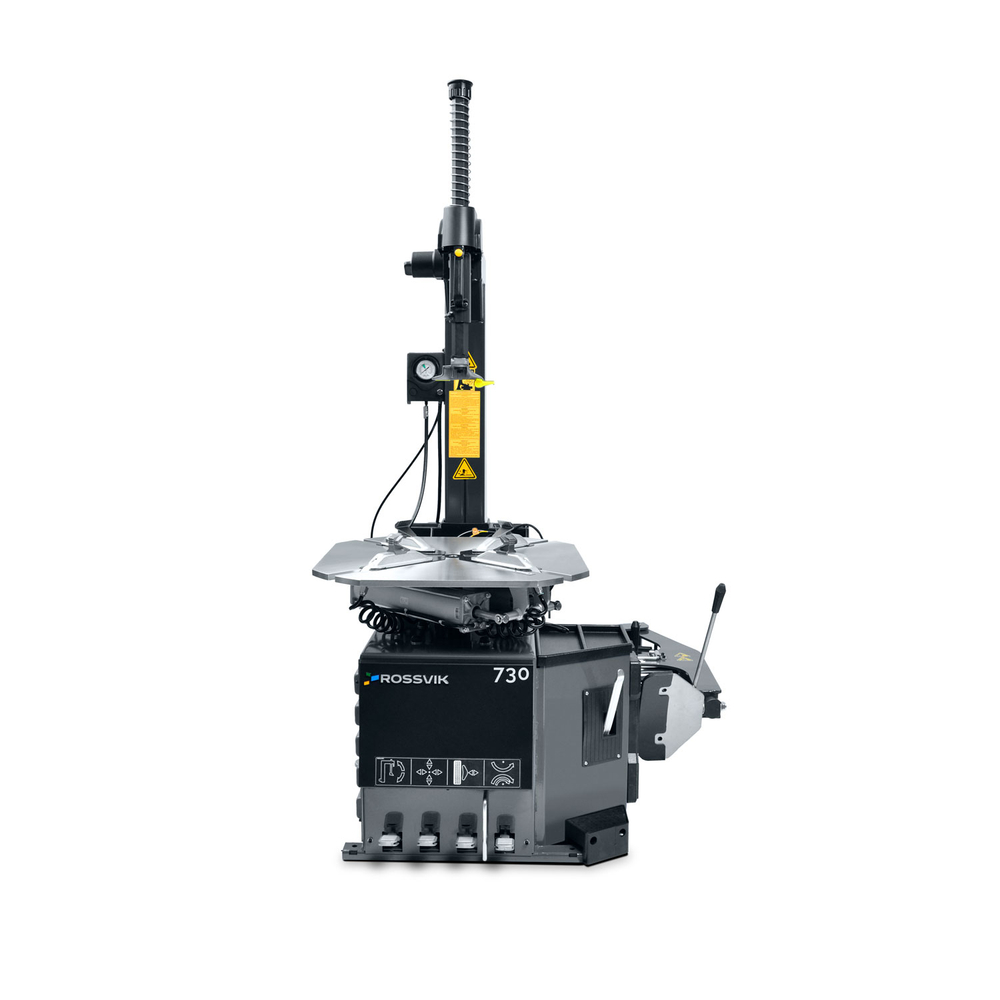 Станок шиномонтажный ROSSVIK V-730, 2sp, авт., до 30", 380 В, взрыв. накачка, серый