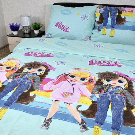 Комплект постельного белья "IS. КУКЛА", поплин, 100% хлопок.