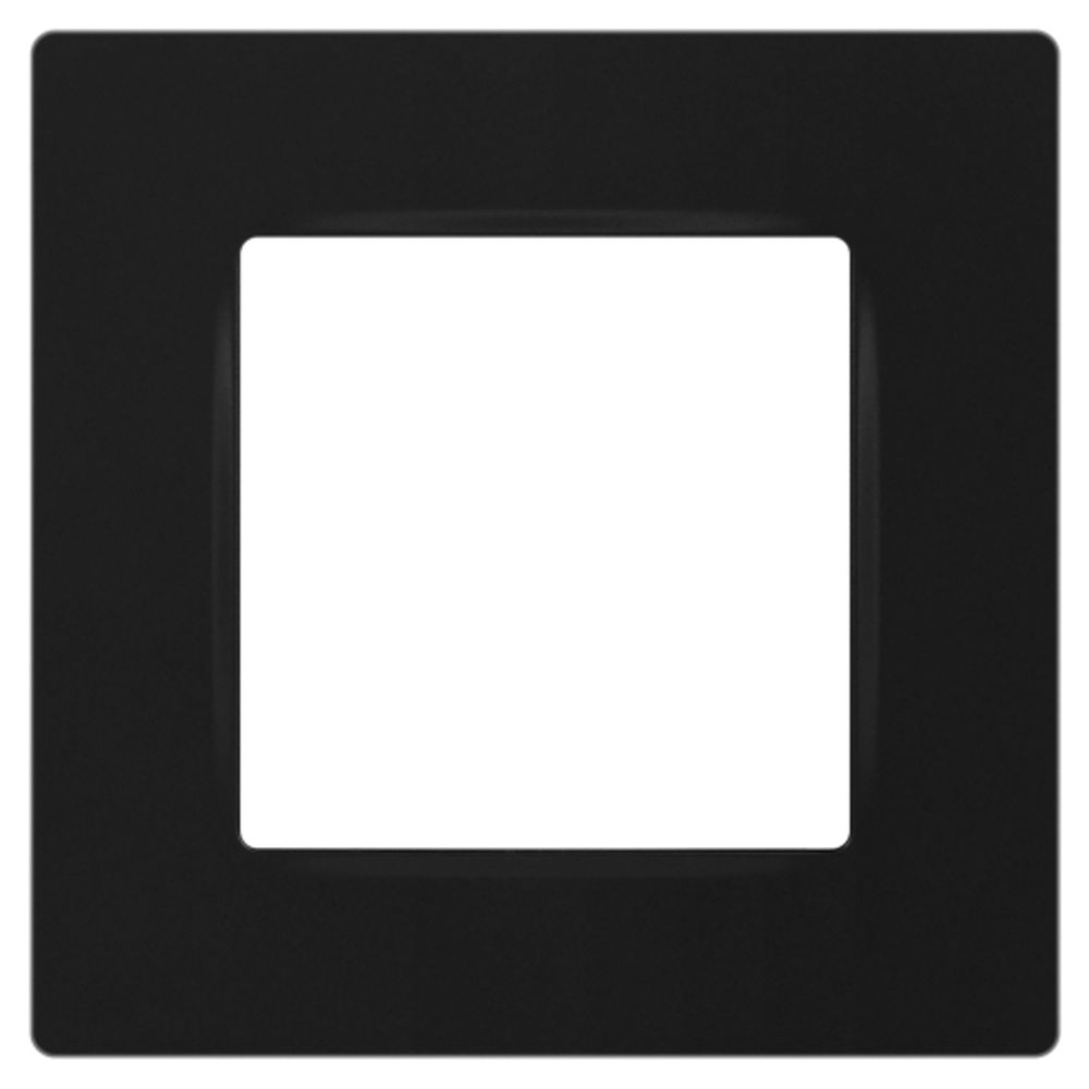 Рамка для розеток и выключателей ЭРА Серия 12 12-5201-05 на 1 пост, Классик, антрацит