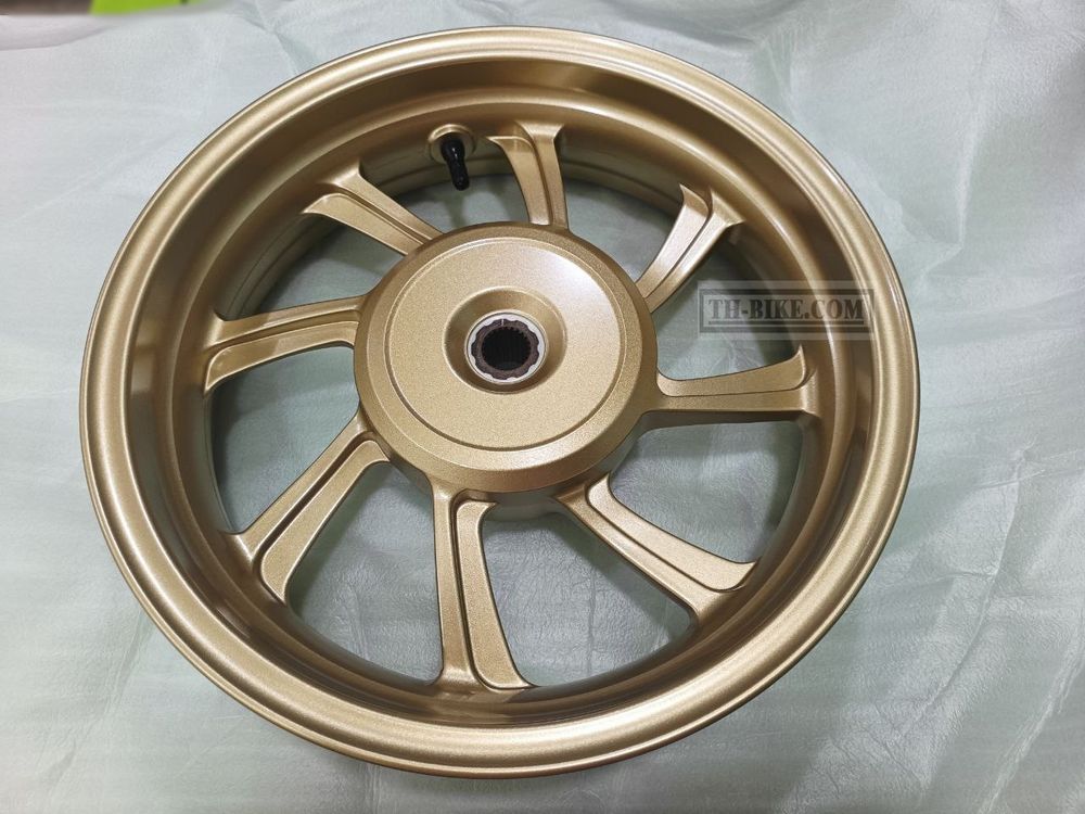 42650-K97-T00ZB. WHEEL SUB ASSY., RR. GOLD COLOR. rear wheel Honda PCX.