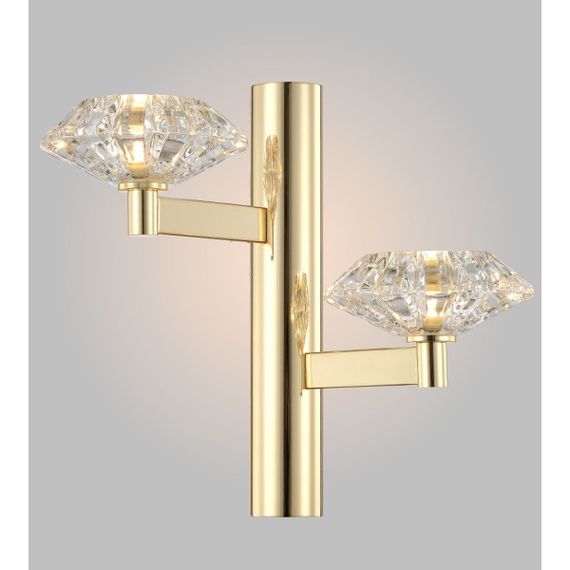 Бра Crystal Lux Rebeca AP2 Gold