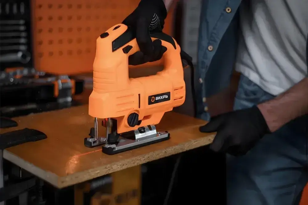 Лобзик электрический Вихрь 850 Вт; лобзик с лазером ; маятниковый ход / электролобзик : по дереву 100 мм; по металлу 10 мм