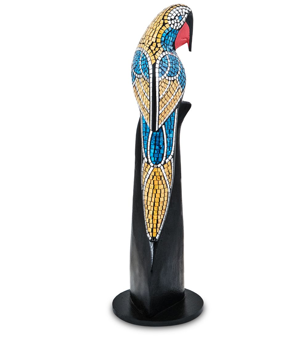 Decor and Gift 23-028-05 Н-р статуэток из трех «Попугай» дерево+стекл.мозаика (50,40,30 см)