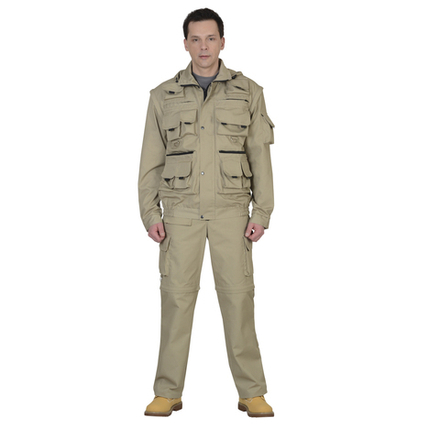 Костюм СИРИУС-ТИГР куртка, брюки (тк. Rodos 245) Песочный